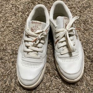 Reebok Rose gold/Cheetah Sneakers